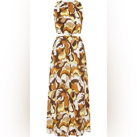 FAITHFULL THE BRAND - SZ 8 - Trapani Maxi Dress Onassis Print - Picture 2 of 6